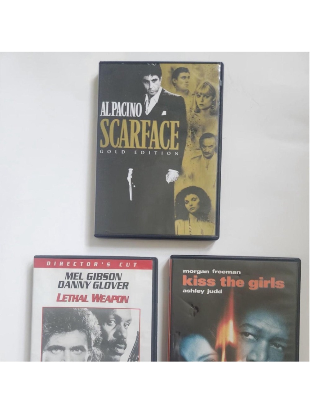 Scarface, Lethal Weapon and Kiss The Girls DVD bundle #movies #action